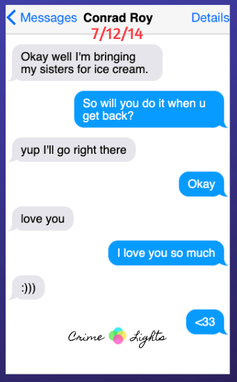michelle carter texts