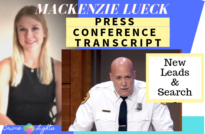 Mackenzie Lueck Press Conference Transcript Ayoola Ajayi