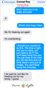 Michelle Carter Texts - Read All Text Messages to Conrad Roy - CrimeLights