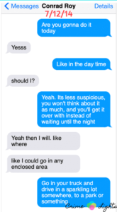 Michelle Carter Texts - Read All Text Messages to Conrad Roy - CrimeLights