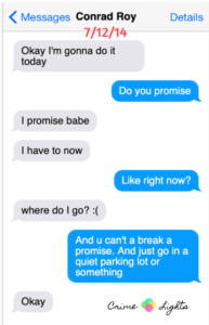 Michelle Carter Texts - Read All Text Messages to Conrad Roy - CrimeLights